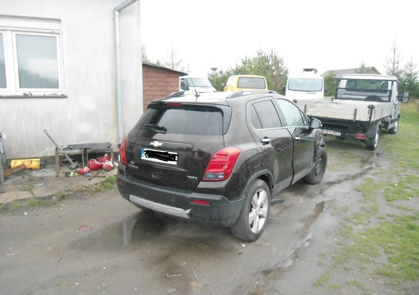 Chevrolet Trax cena 12900 przebieg: 223432, rok produkcji 2013 z Chojnów małe 16